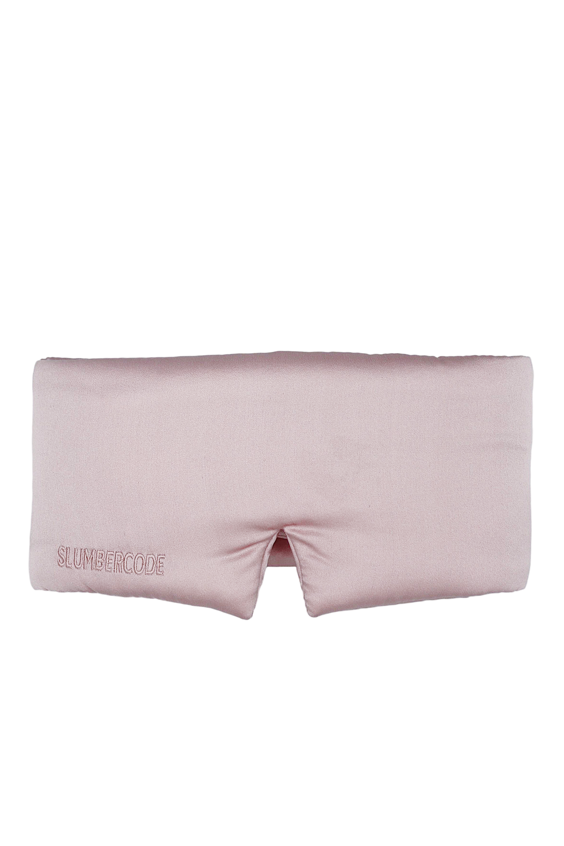 dusky pink large mulberry silk cocoon fit sleep mask