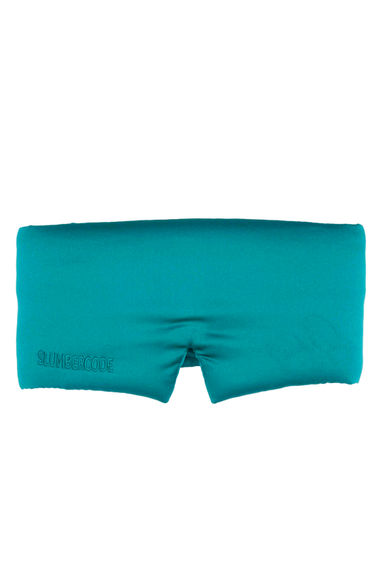 jaded green large mulberry silk cocoon fit sleep mask