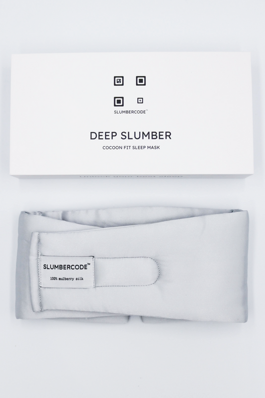 Deep Slumber Cocoon Fit Sleep Mask - Moonlit Silver