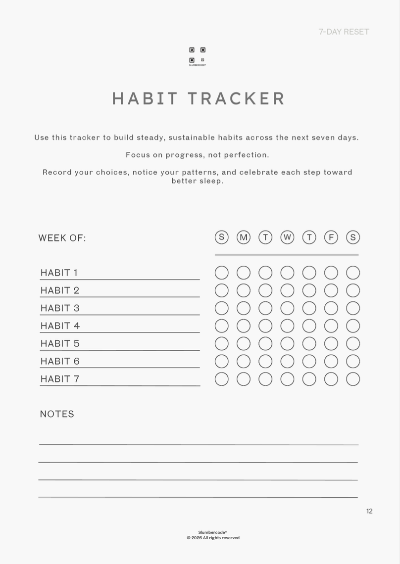 Free 7-Day Sleep Reset